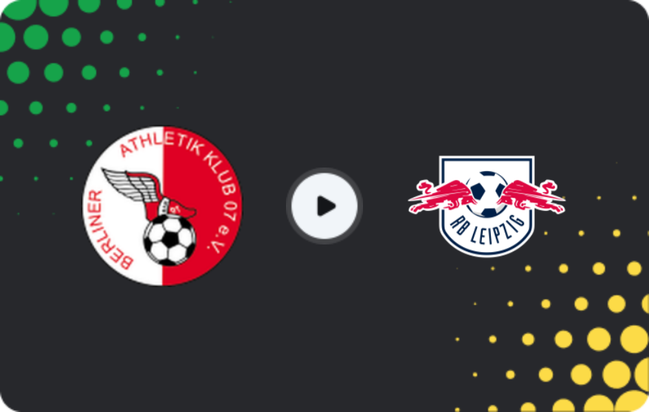 Где смотреть БАК 07 U19 - РБ Лейпциг U19, Бундеслига U19, 29.03.2026