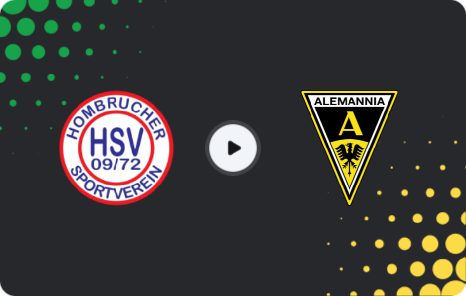 Где смотреть Хомбрюхер SV U19 - Алемания Ахен U19, Бундеслига U19, 03.05.2026