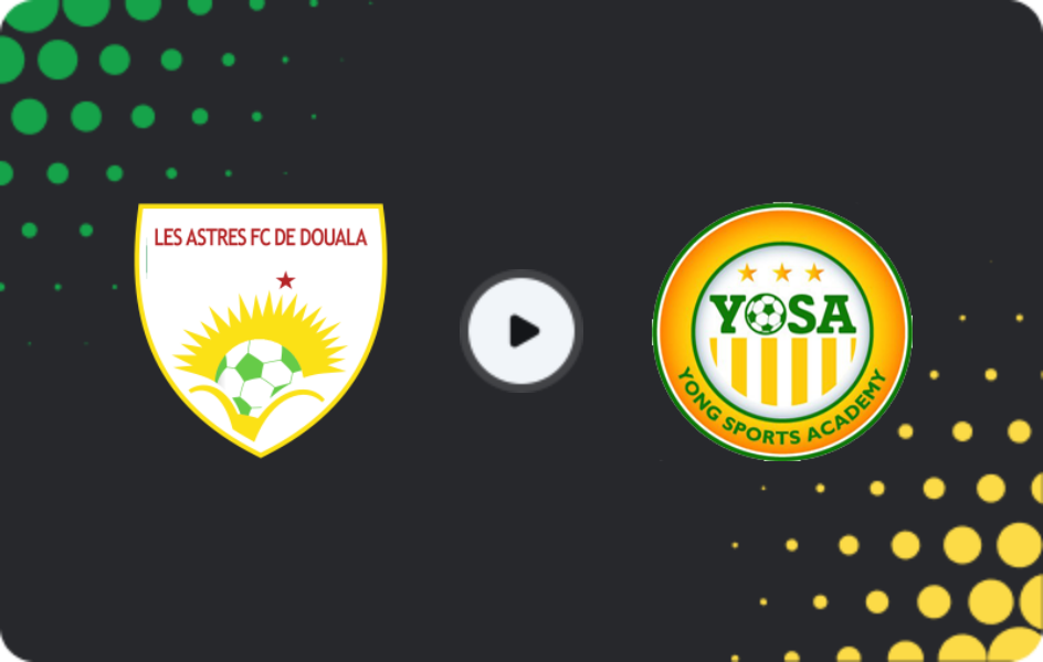 Where to watch Les Astres — Young Sport Academy, Elite One, 15.07.2025