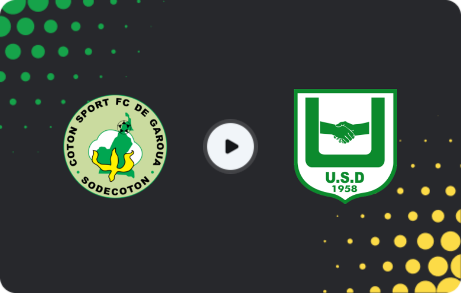 Where to watch Cotonsport — Union Douala, Elite One, 15.07.2025