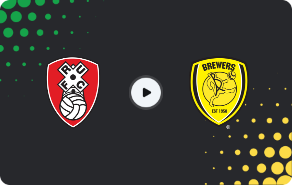 Where to watch Rotherham — Burton Albion, League One, 04.11.2025