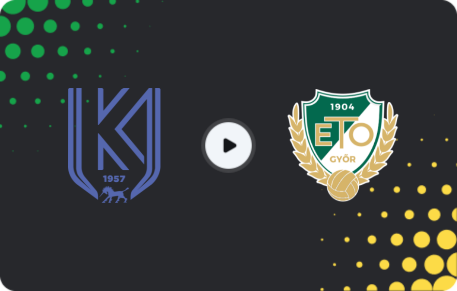 Where to watch Kazincbarcikai — Gyor, NB I, 03.12.2025