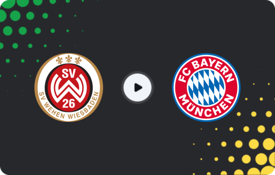 Where to watch SV Wehen — Bayern, DFB Pokal, 27.08.2025