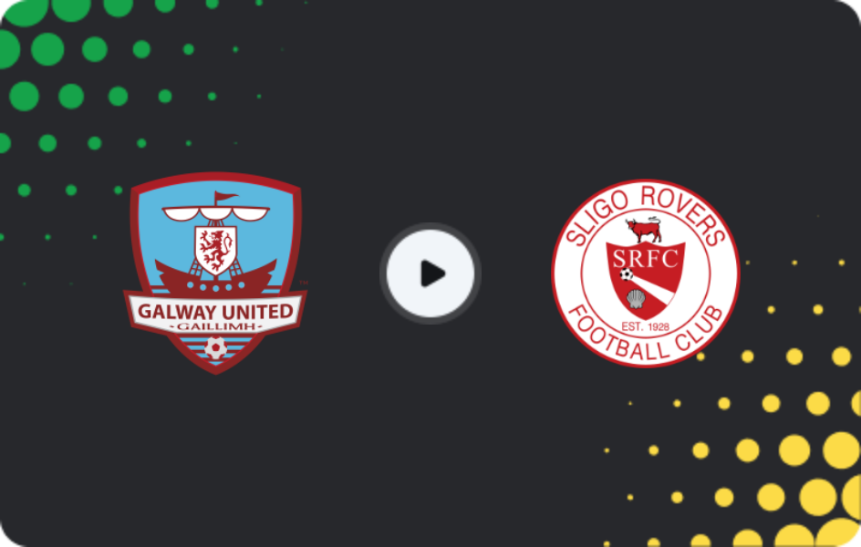 Where to watch Galway United — Sligo Rovers, Premier Division, 22.09.2025
