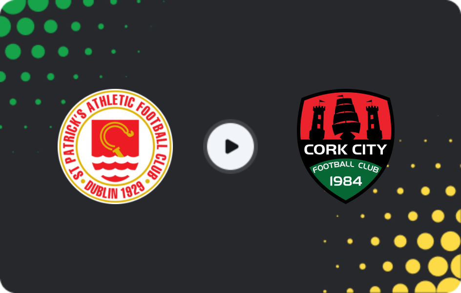 Where to watch St Patrick's Athletic — Cork City, Premier Division, 22.09.2025