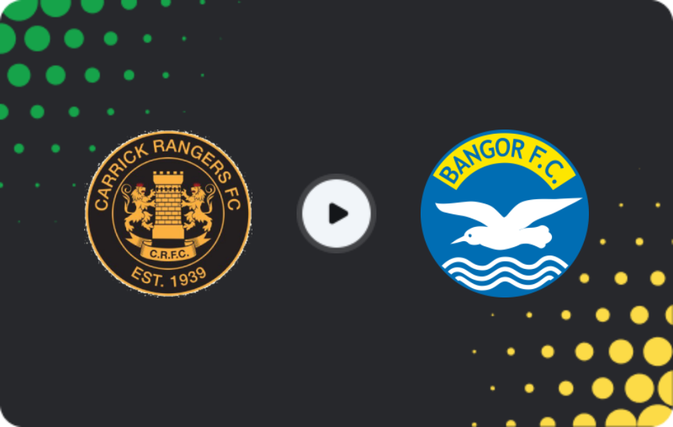Where to watch Carrick Rangers — Bangor, Premiership, 03.02.2026