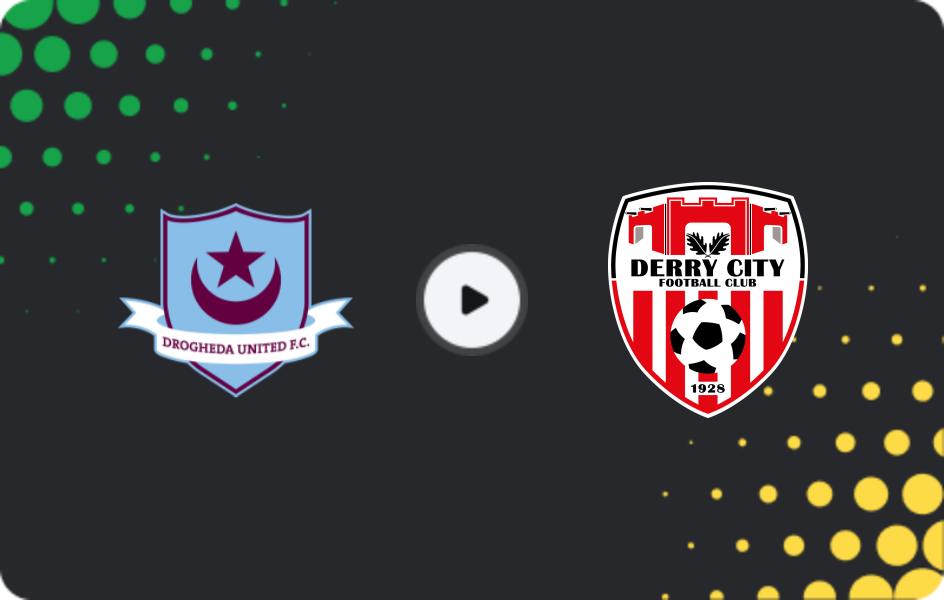 Where to watch Drogheda United — Derry City, Premier Division, 26.09.2025
