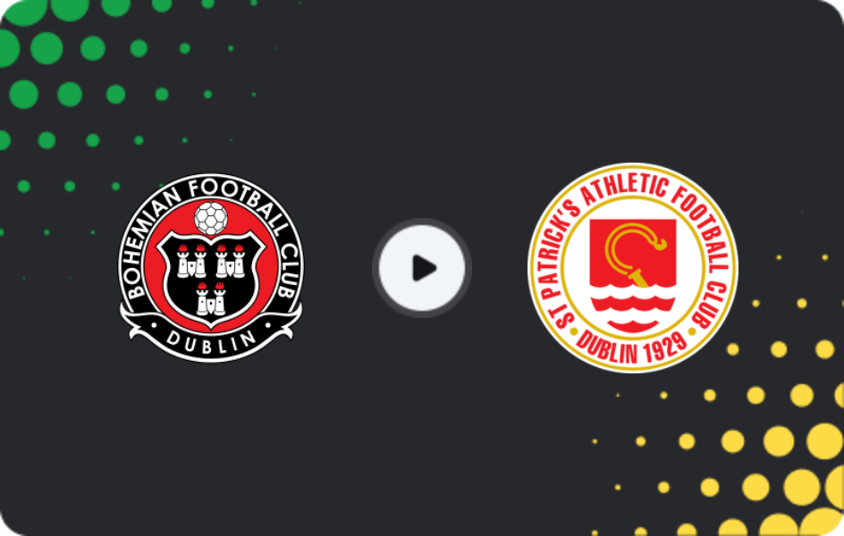 Where to watch Bohemian — St Patrick's Athletic, Premier Division, 20.10.2025