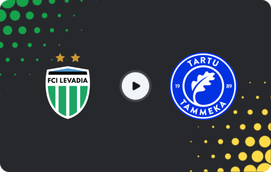 Where to watch Levadia — Tammeka, Meistriliiga, 05.10.2025