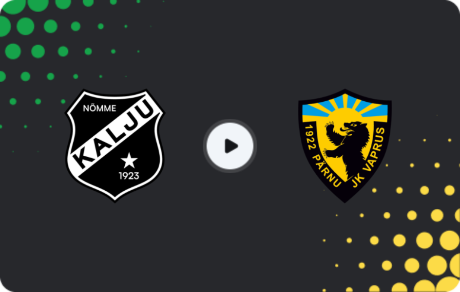 Where to watch Kalju Nomme — Vaprus, Meistriliiga, 05.10.2025