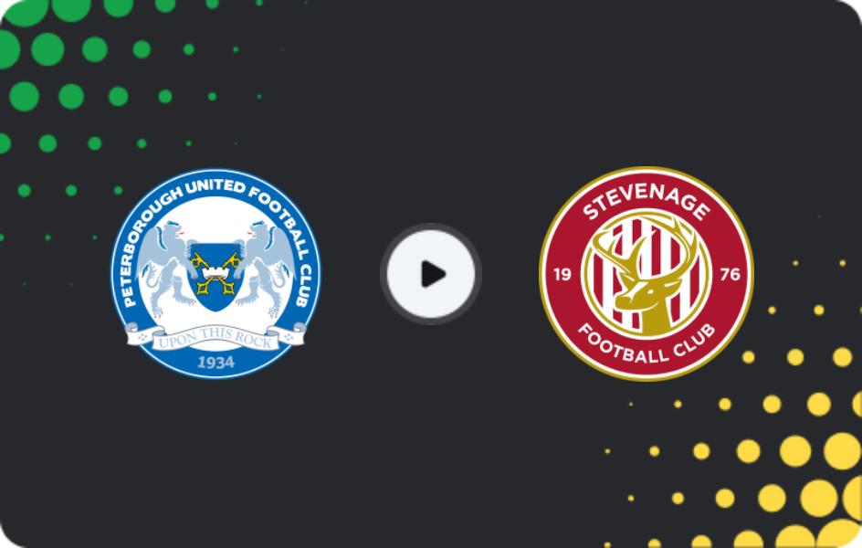 Where to watch Peterborough — Stevenage, League One, 25.11.2025