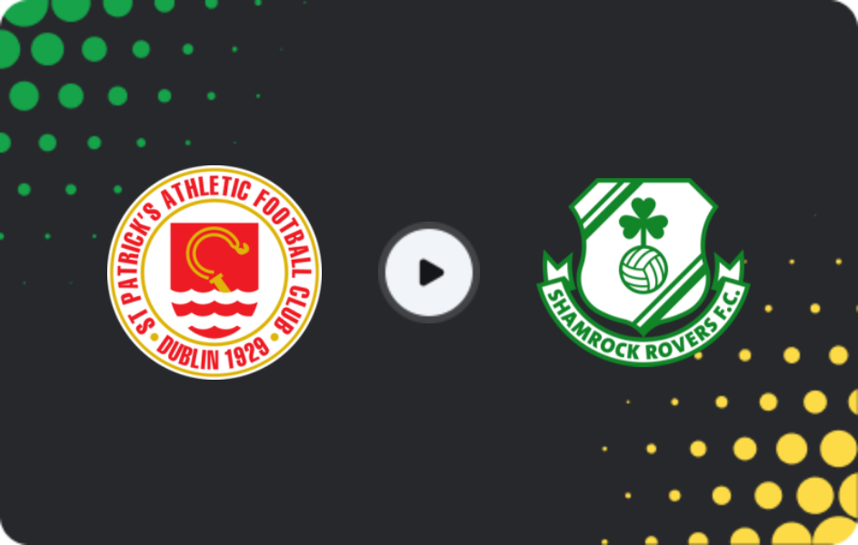 Where to watch St Patrick's Athletic — Shamrock Rovers, Premier Division, 17.10.2025