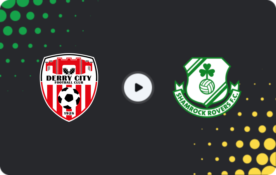 Where to watch Derry City — Shamrock Rovers, Premier Division, 26.10.2025