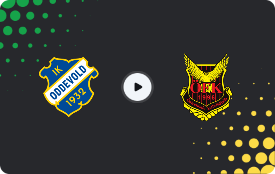 Where to watch Oddevold — Ostersunds FK, Superettan, 25.10.2025
