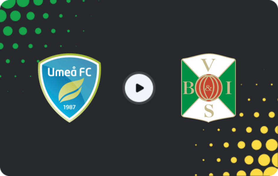 Where to watch Umeå FC — Varbergs BoIS, Superettan, 25.10.2025