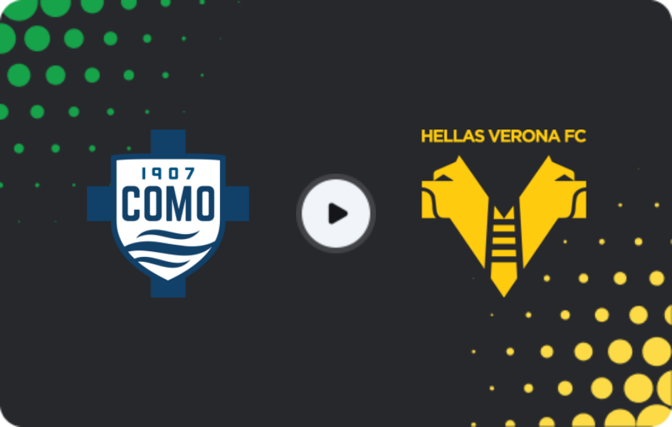 Where to watch Como — Verona, Serie A, 29.10.2025
