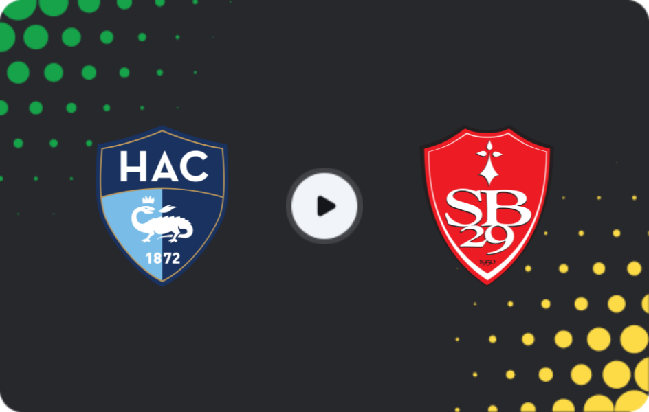 Where to watch Le Havre — Brest, Ligue 1, 29.10.2025