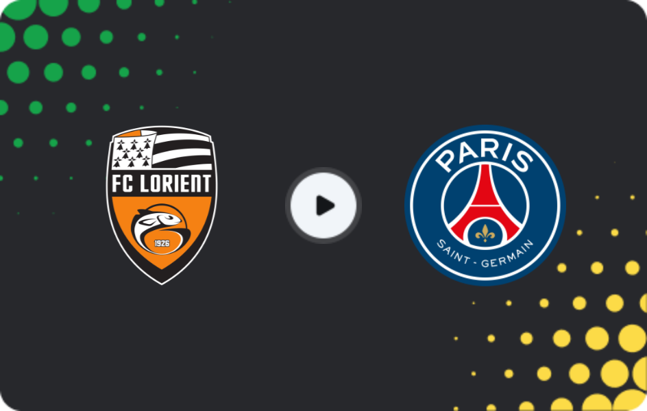 Where to watch Lorient — PSG, Ligue 1, 29.10.2025