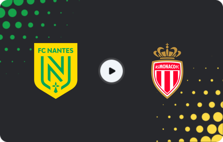 Where to watch Nantes — Monaco, Ligue 1, 29.10.2025