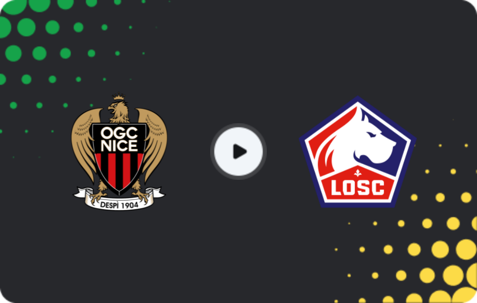 Where to watch Nice — Lille, Ligue 1, 29.10.2025