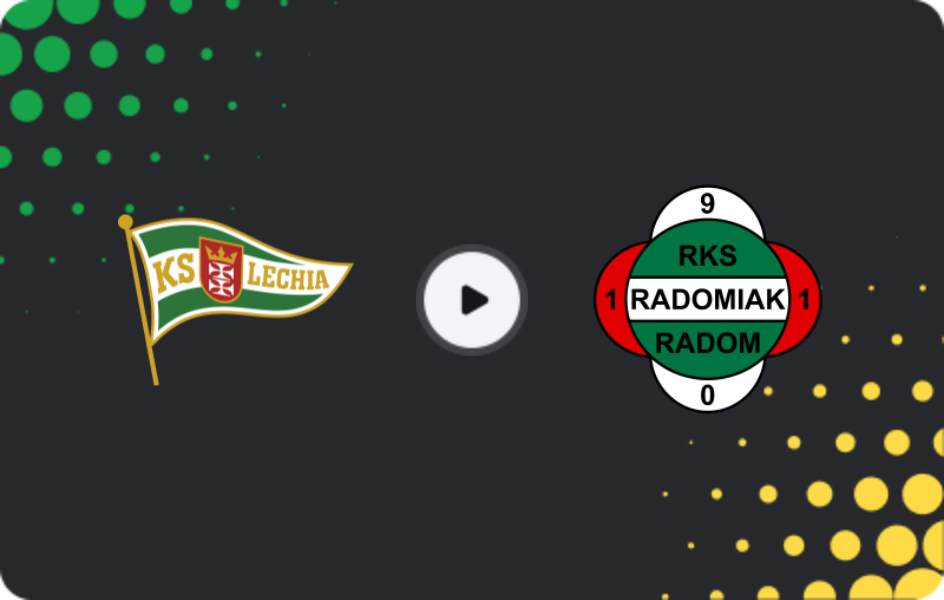 Where to watch Lechia Gdansk — Radomiak Radom, Ekstraklasa, 03.11.2025