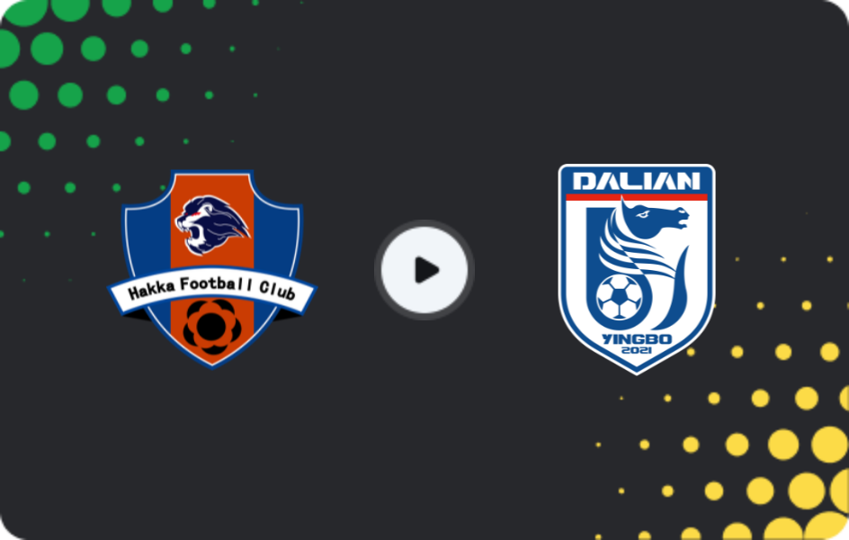 Where to watch Meizhou Hakka — Dalian Yingbo, Super League, 01.11.2025