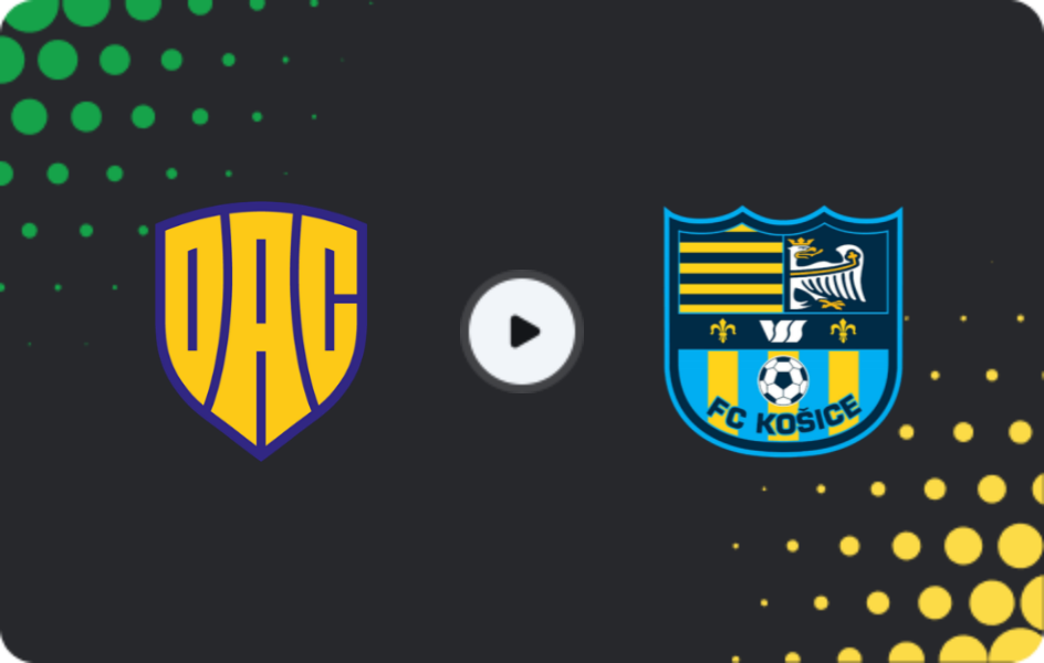 Where to watch DAC 1904 — FK Košice, Super Liga, 01.11.2025