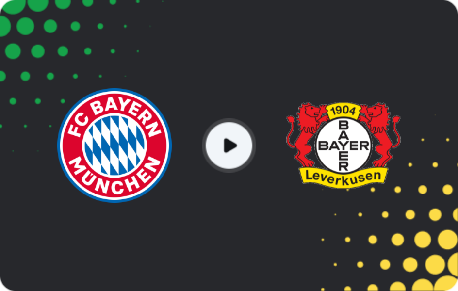 Where to watch Bayern — Bayer Leverkusen, Bundesliga, 01.11.2025