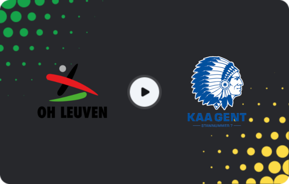 Where to watch OH Leuven — Gent, Jupiler Pro League, 02.11.2025