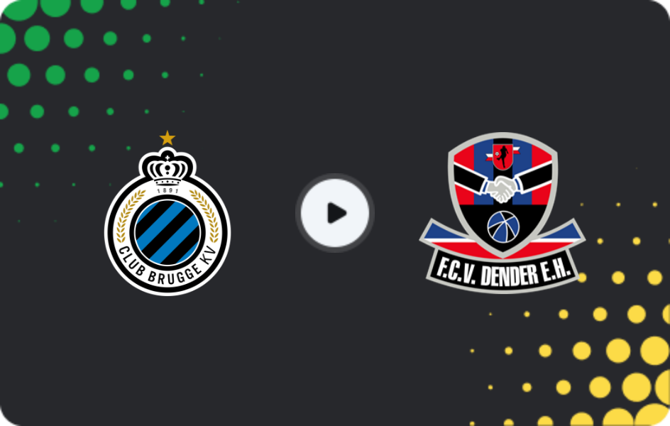 Where to watch Brugge — Dender, Jupiler Pro League, 01.11.2025