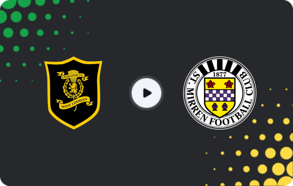 Where to watch Livingston — St. Mirren, Premiership, 06.01.2026