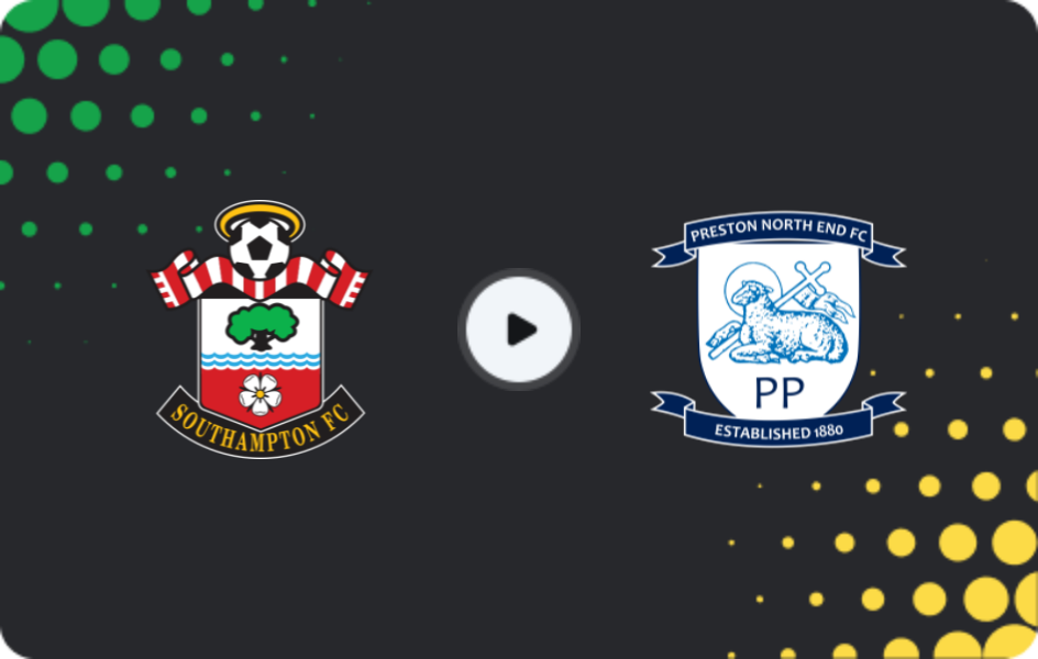 Where to watch Southampton — Preston, Championship, 01.11.2025