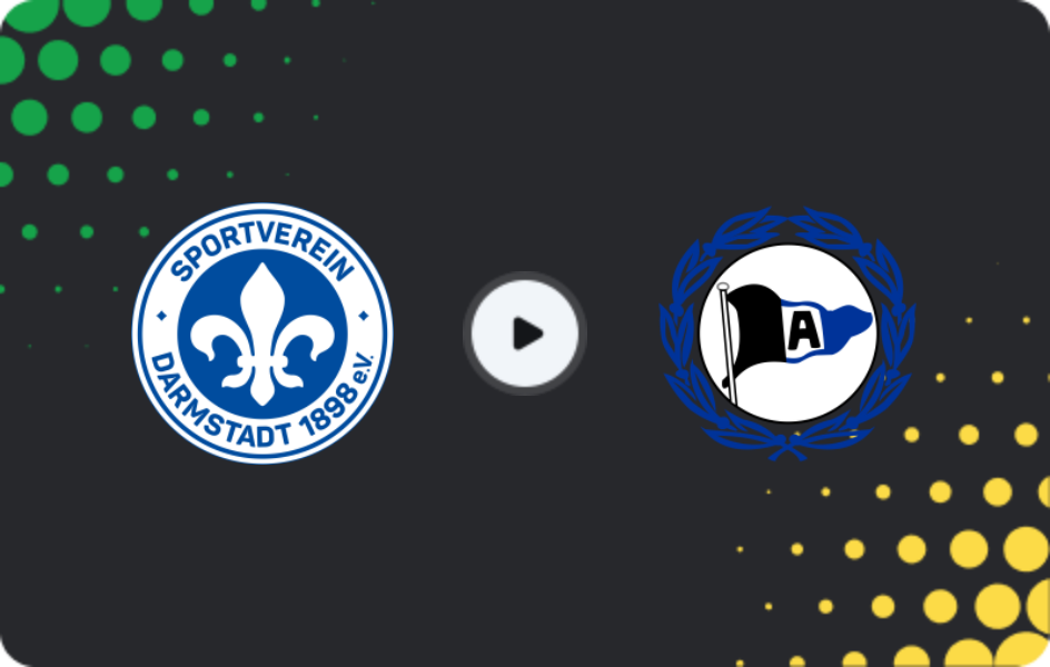 Where to watch Darmstadt — Arminia Bielefeld, 2. Bundesliga, 01.11.2025