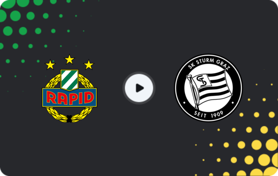 Where to watch Rapid Vienna — Sturm Graz, Bundesliga, 02.11.2025