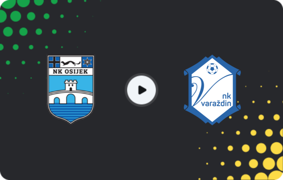 Where to watch Osijek — Varazdin, HNL, 02.11.2025