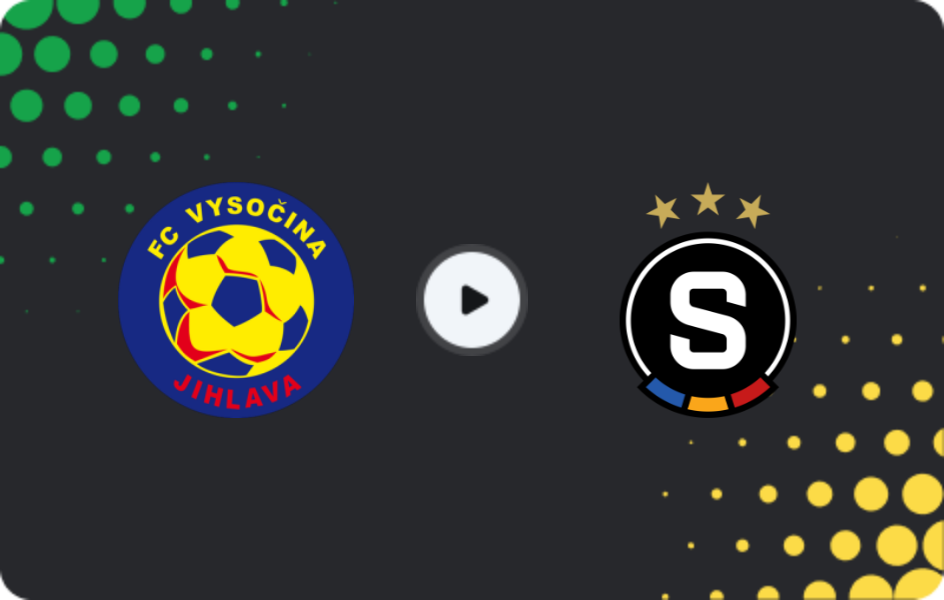 Where to watch Vysočina Jihlava — Sparta Praha II, FNL, 31.10.2025