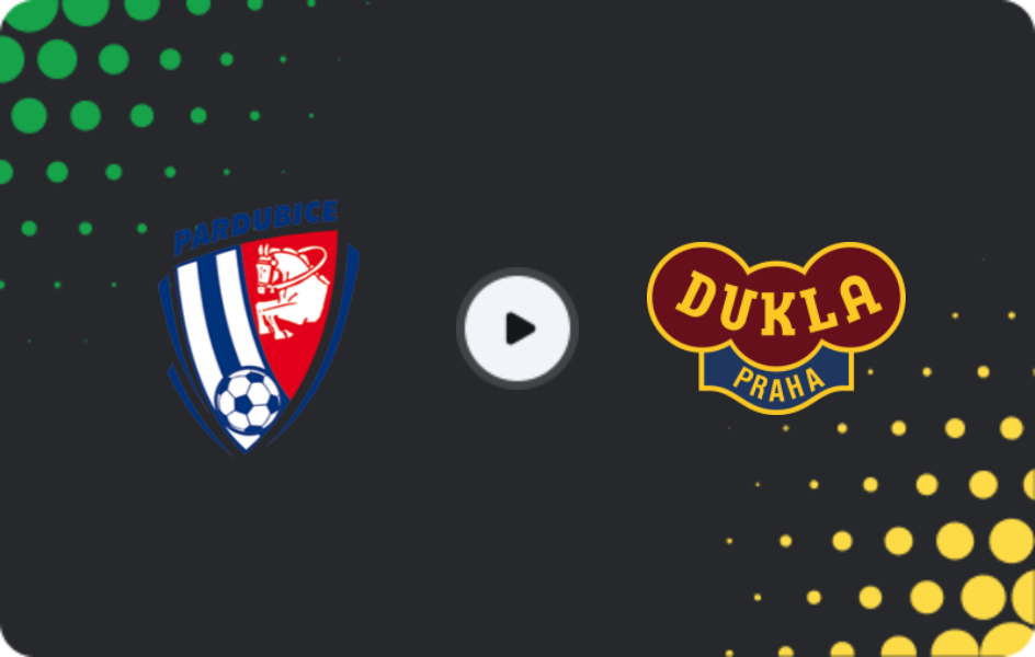 Where to watch Pardubice — Dukla Praha, First Liga, 01.11.2025
