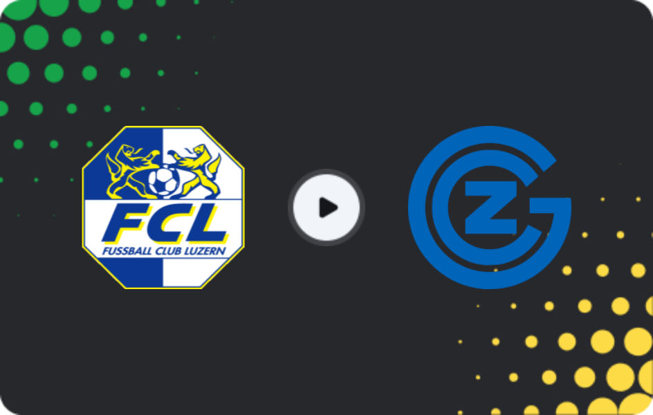 Where to watch Luzern — Grasshoppers, Super League, 02.11.2025