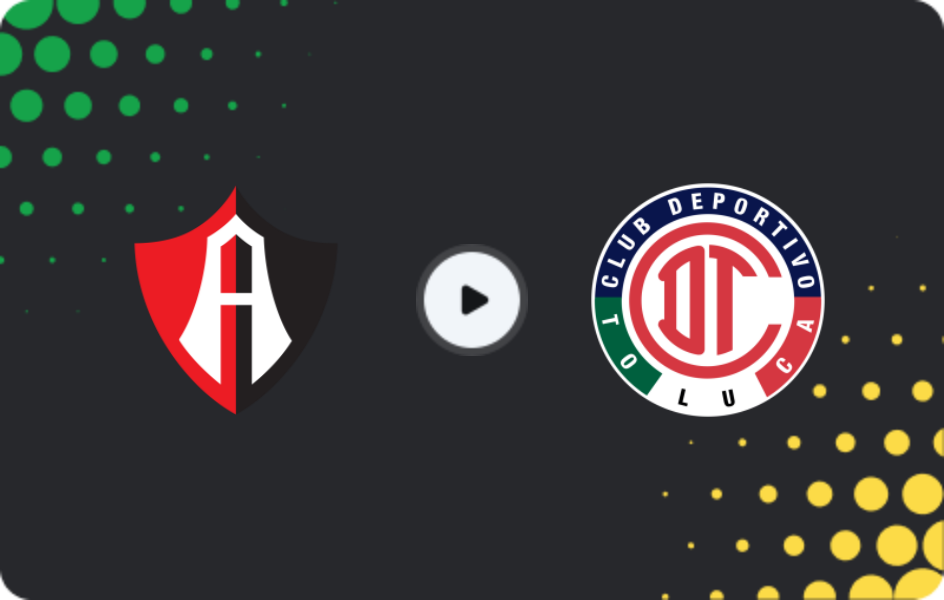 Where to watch Atlas — Toluca, Liga MX, 02.11.2025