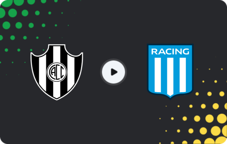 Where to watch Central Cordoba de Santiago — Racing Club, Liga Profesional, 03.11.2025