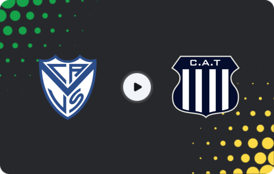 Where to watch Velez Sarsfield — Talleres Cordoba, Liga Profesional, 01.11.2025