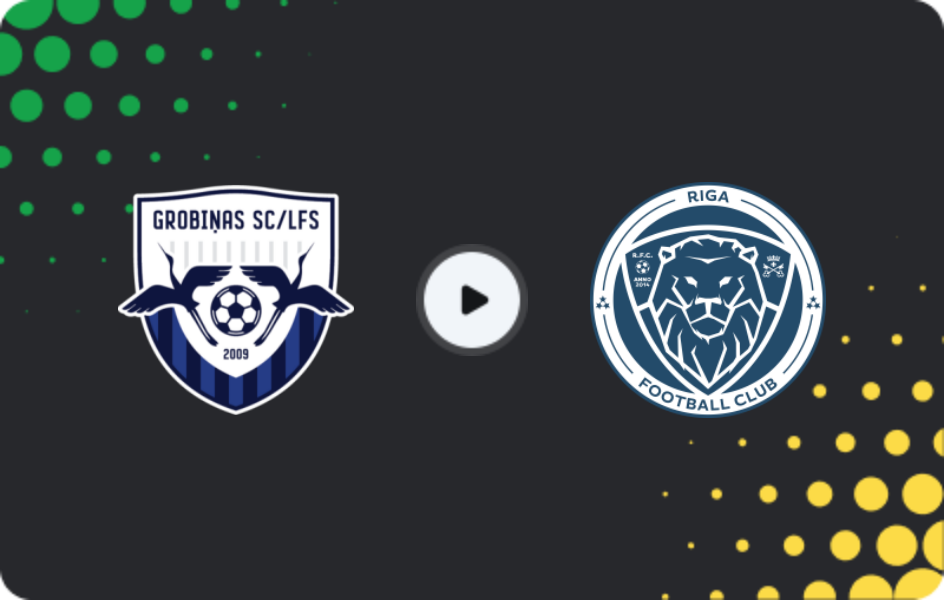 Where to watch Grobiņa — Riga, Virsliga, 02.11.2025
