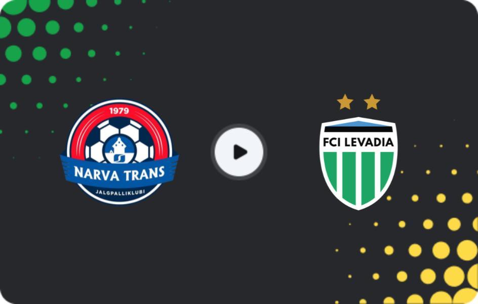 Where to watch Trans Narva — Levadia, Meistriliiga, 02.11.2025