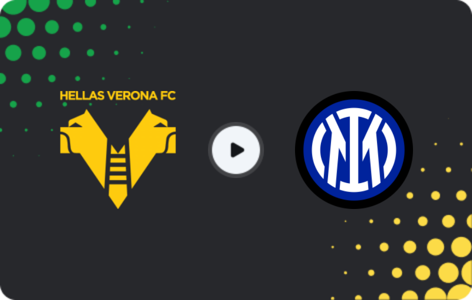 Where to watch Verona — Inter, Serie A, 02.11.2025