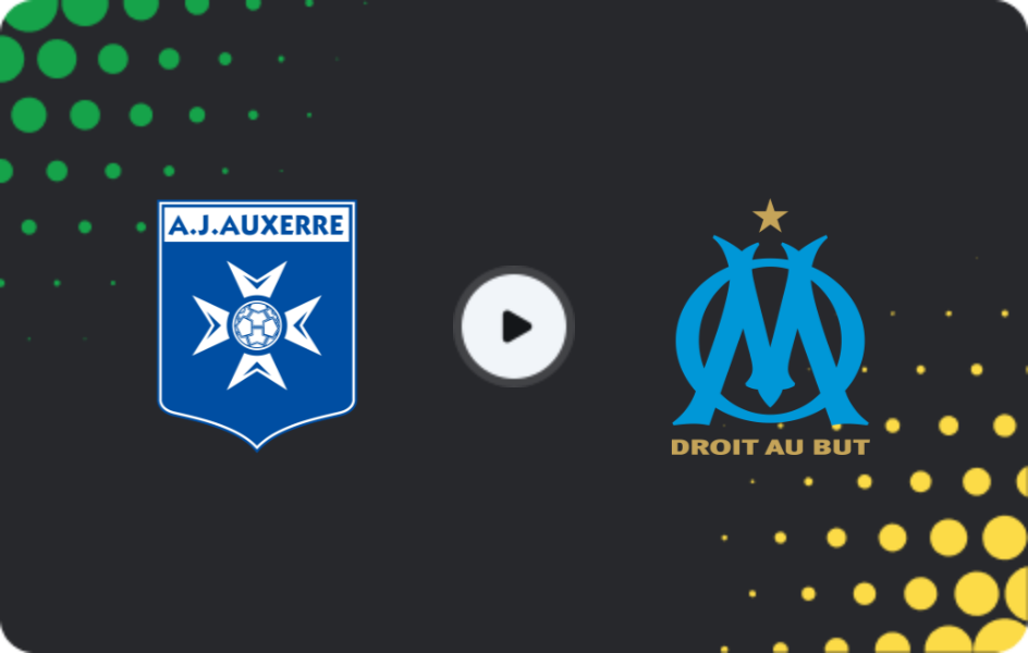 Where to watch Auxerre — Marseille, Ligue 1, 01.11.2025