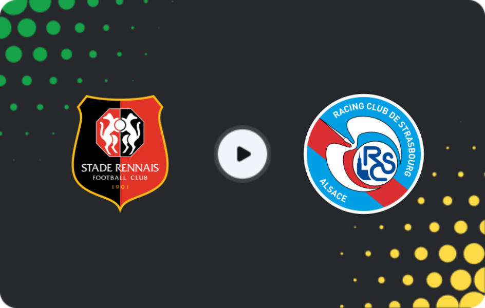Where to watch Rennes — Strasbourg, Ligue 1, 02.11.2025