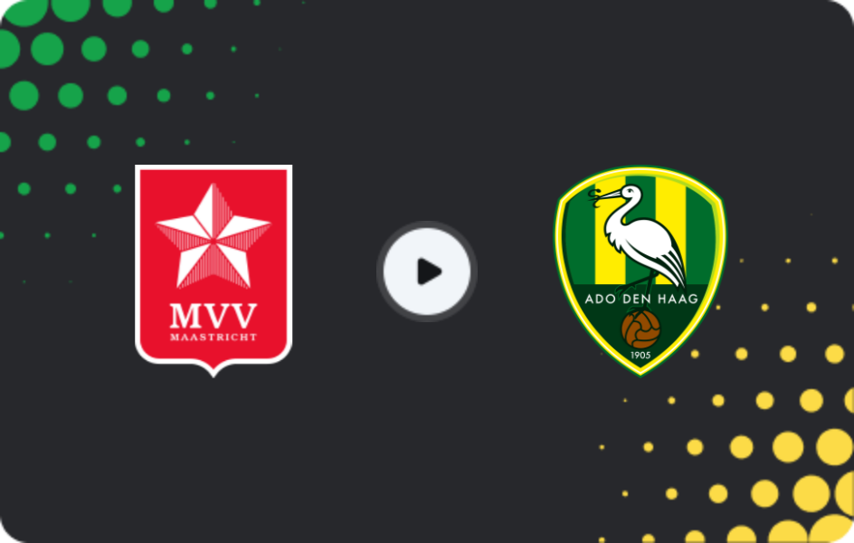 Where to watch MVV — ADO Den Haag, Eerste Divisie, 02.11.2025