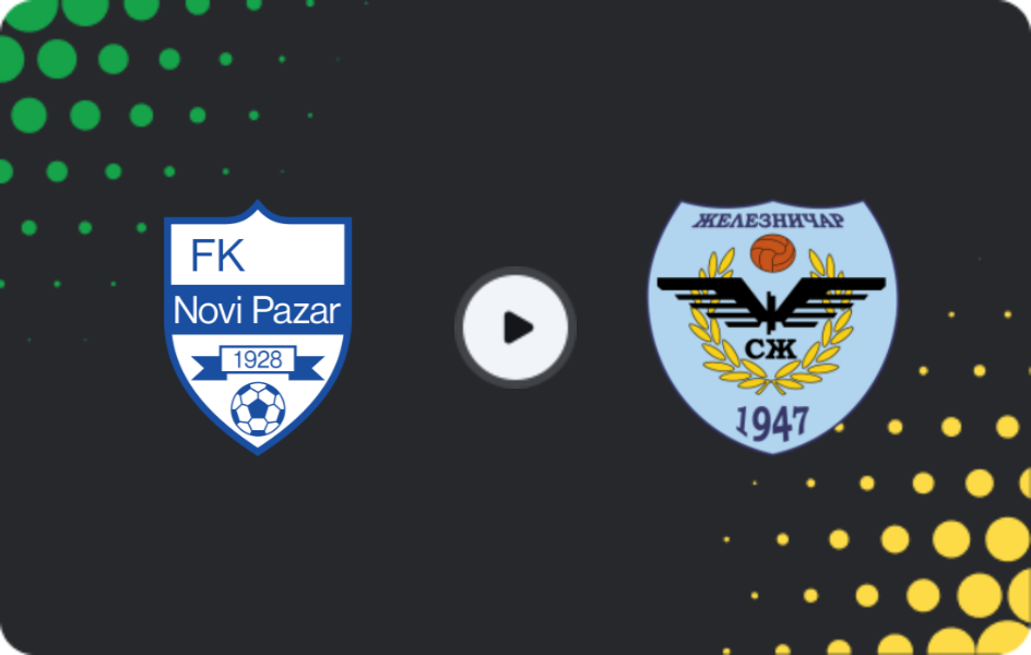 Where to watch Novi Pazar — Železničar Pančevo, Super Liga, 02.11.2025