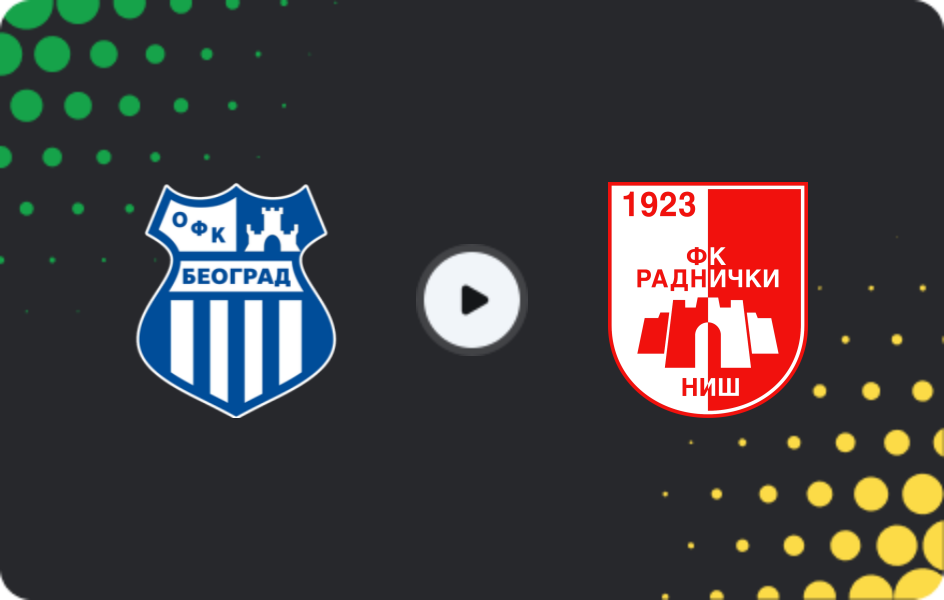 Where to watch OFK Beograd — Radnicki NIS, Super Liga, 03.11.2025