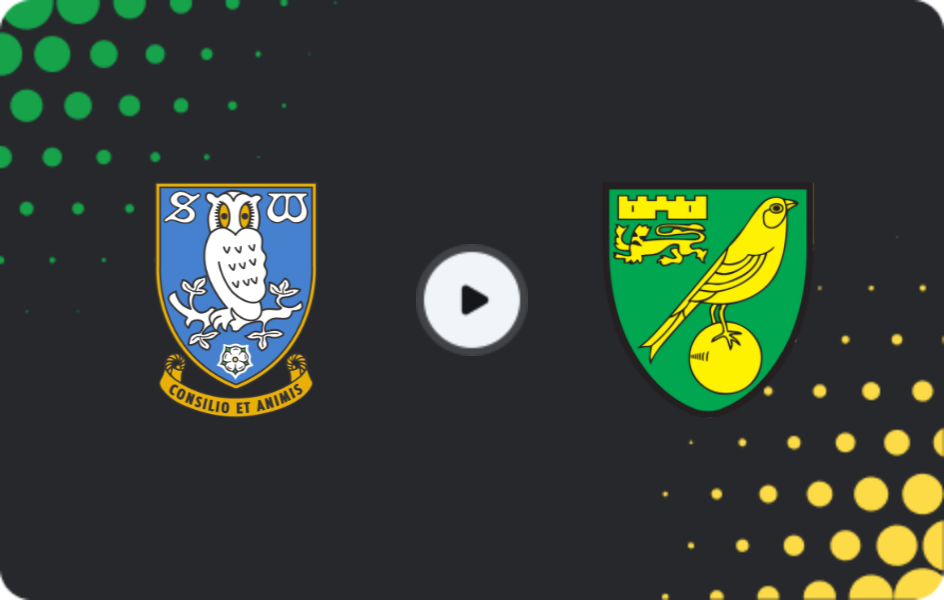 Where to watch Sheffield Wednesday — Norwich, Championship, 05.11.2025